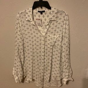 Woman XL With tag - off white & gray